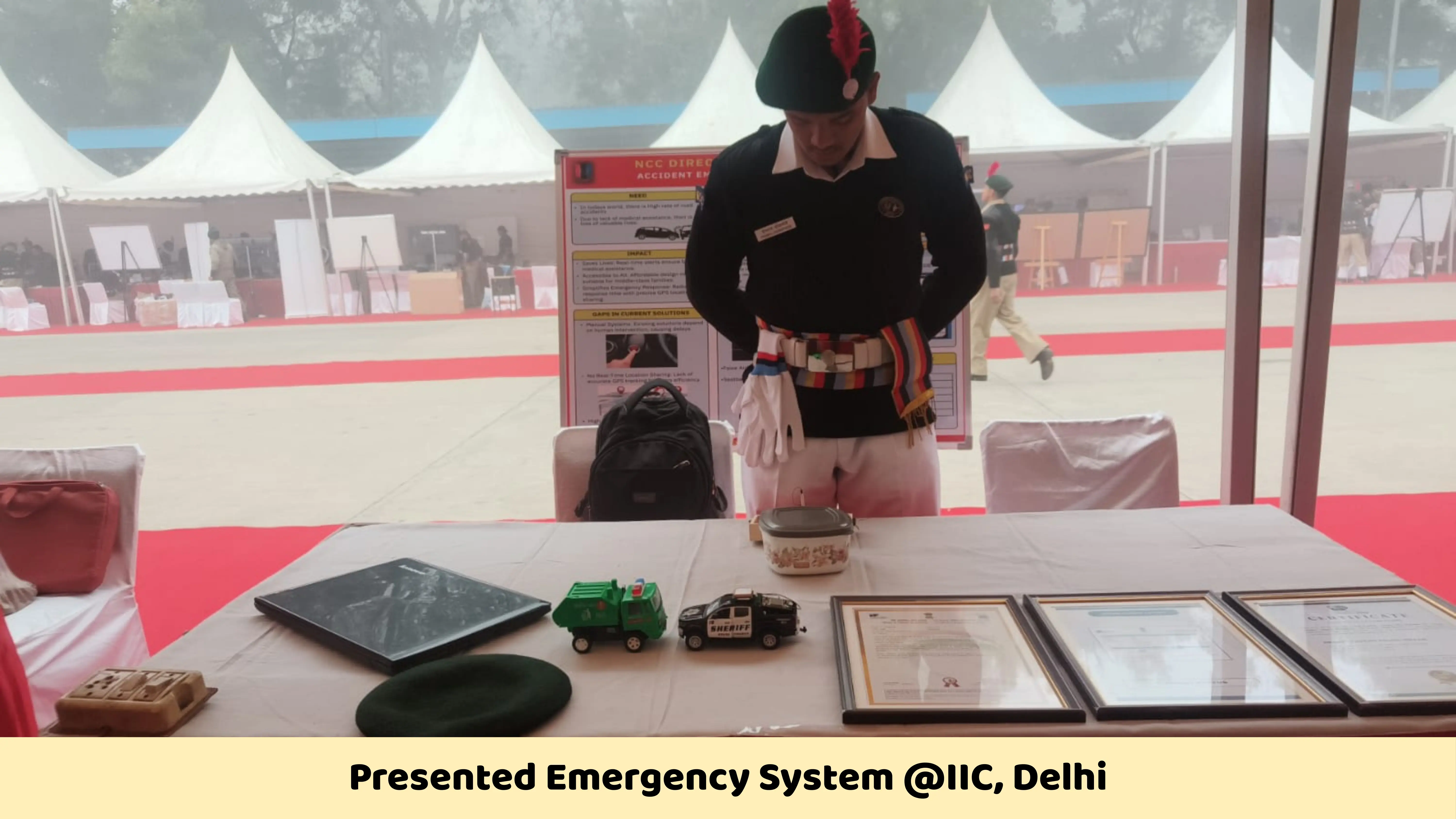Presented Emergency System @IIC, Delhi